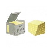 Bločky recyklované Post-it 76x76 mm, žluté