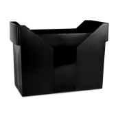 Box na závěsné desky - plastový, černý