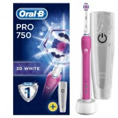 Braun Oral-B Pro 750 3D White zubná kefka Pink