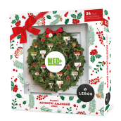 Bylinný adventní kalendář Věnec Leros Medplus
