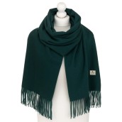 Dámsky elegantný šál v darčekovom balení, tmavo zelený