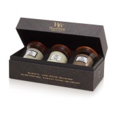 WW.Dárkový set 3ks sklo malé Dřevité/Fireside,White Teak,Sand & Driftwood