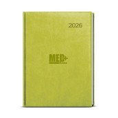 Diář Medplus 2026, zelený, denní, A5