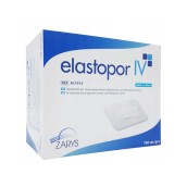 Elastopor I.V. , netkané krytí pro IV kanylu, 6 x 8 cm, sterilní, 100 ks