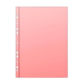 Euroobaly barevné U - A4, hladké, červené, 50 mic (bal.25ks)