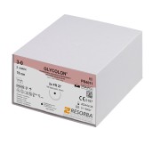 Glycolon monofil fialový 5/0 (1) 45 cm, HR16 vstřebatelné, 24 ks