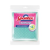 Houbová utěrka SPONTEX Antifungi, antibakteriální, 3 ks