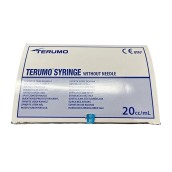 Injekčná striekačka Terumo Syringe bez ihly, 20 cc/ml 3-dielna, LL, 50 ks