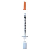 Inzulinová stříkačka BD, 0,5 ml U-100 30G x 8 mm, 100 ks, poškozená krabička