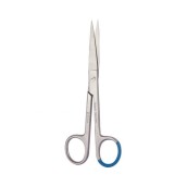 Jednorázové chirurgické nůžky špičaté/špičaté rovné 130 mm,  kovové, 25 ks