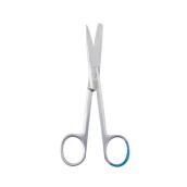 Jednorázové chirurgické nůžky ostré/tupé, rovné, 140 mm, kovové, 25 ks