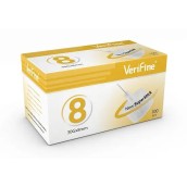 Jehly inzulínové Verifine pro všechna inzulínová pera, 30G x 8 mm, 100 ks