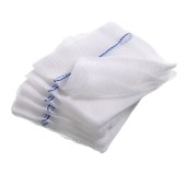 Kompresy z gázy sterilné 10 × 10 cm, 17 n/8 v, s RTG nižou, 80 × 10 ks