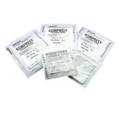 Kompresy z netkaného textilu, sterilné, 7,5 x 7,5 cm, 4vr., 100 x 5 ks