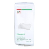 Kompresy z netkanej textílie Vliwasoft, nesterilné, 6vrstvové 7,5 x 7,5 cm, 100 ks