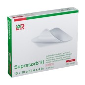 Krytie hydrokoloidné tenké Suprasorb H 10 x 10 cm, sterilné, 10 ks