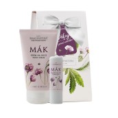 Manufaktura Dárkový set Mák 1 ( krém na ruce 75 ml, tonizujíí balzám na rty 4g)