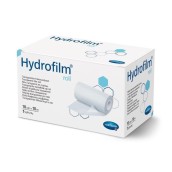 Náplast fixační Hydrofilm Roll, transparentní fólie, voděodolná, v roli 10 cm x 10 m