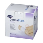 Náplast polštářková DermaPlast Sensitive z netkané textilie, v roli, 8cmx5m (24ks/bal)