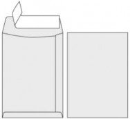 Obálka C4 samolepiaca, biela s krycou páskou