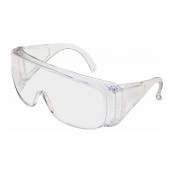 Ochranné okuliare, široké, transparentné s bočnicami, 1 ks
