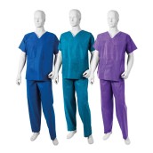 Opero jednorázový chirurgický set tunika + kalhoty SMS, fialový
