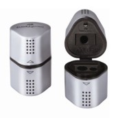 Orezávatko Faber-Castell Grip 2011, dvojité, šedé