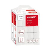 Papírové ručníky bílé, Katrin Classic Handy Pack, sklad Z-Z 2-vrstvé, 4000 ks