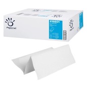 Papírové ručníky Papernet Z-sklad 2-vrstvé bílé 20,3 x 24 cm, 4000 ks