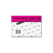 Pokladní příjmový doklad (2x25 listů), samopropisovací, nečíslovaný