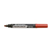 Popisovač permanentní Centropen 8516 - červená, zkosený hrot