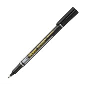 Popisovač permanentní Pentel NF450, kulatý hrot, černý