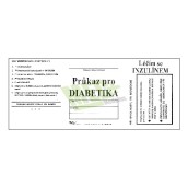 Průkaz diabetika léčeného inzulínem, 100 ks v balení