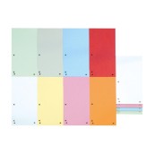 Rozlišovače papírové 1/3 A4, 235x105 mm, mix barev (bal.100ks)