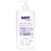 Seni Care umývací telový krém 3v1 na použitie bez vody, 1000 ml