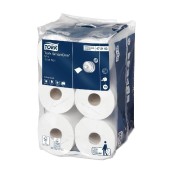 Toaletný papier TORK SmartOne mini so stredovým odvíjaním, 2vrstvový T9, 12 ks
