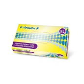 Vyšetřovací rukavice DOMAN latex, nepudrované, vel. XL, 100 ks
