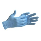 Vyšetřovací rukavice Pura Comfort nitril, nepudrované, modré, 100 ks