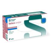 Vyšetřovací rukavice Sempermed latex comfort, nepudrované, 100 ks