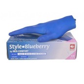 Vyšetřovací rukavice Style nitril, nepudrované, Blueberry, 100 ks