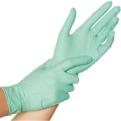 Vyšetrovacie rukavice Maxsafe nitril, nepúdrované, mentolové, 100 ks