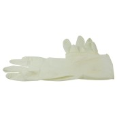 Vyšetrovacie rukavice Med Comfort latex, pudrované, biele, veľ. S, 100 ks