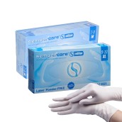 Vyšetrovacie rukavice Sempercare latex, nepúdrované