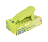 Vyšetrovacie rukavice Style nitril, nepúdrované, Apple (zelené), 100 ks