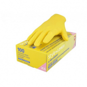 Vyšetrovacie rukavice Style nitril, nepúdrované, Lemon (žlté), 100 ks