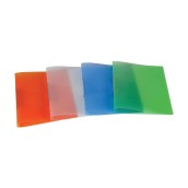 Zakladač 2 krúžkový Donau A4, šírka chrbta 3,4 cm, transparentný mix farieb