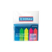 Záložky samolepiace Donau, fóliové, 12x45mm, 5x25, mix farieb