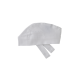 Bandana čepice – bílá, 1 ks