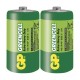 Baterie zinková GP Greencell C, R14 , 1,5V (bal.2ks)