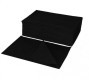 Jednorazové utierky/uteráky perforované, čierne, 70 x 40 cm, 50 ks